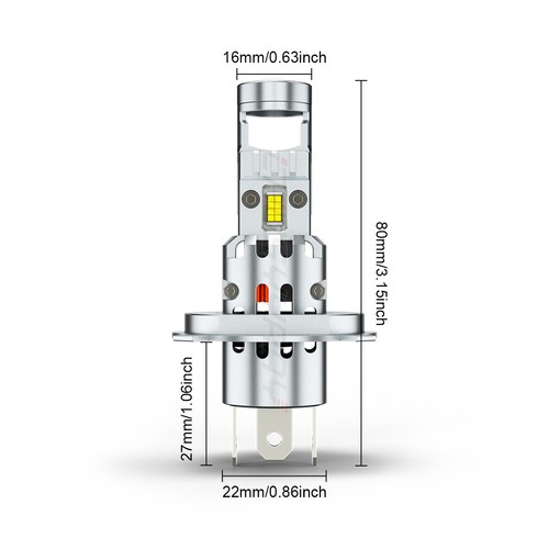 White LED Headlight Bulb For Can-Am Outlander Max 400 500 570 650 800 800R 450 - Foto 13 di 13