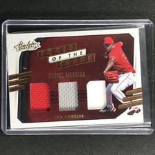 2021 Absolute Raisel Iglesias Tools Of The Trade 3 Swatch Triple Jersey No Ri