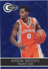 2010 Panini Totally Certified #124 Aaron Brooks #/299 Totally Blue NM-MT