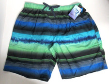 KANU Surf Men's NOVA Navy/Green Swim Trunks Board Shorts Size 2X