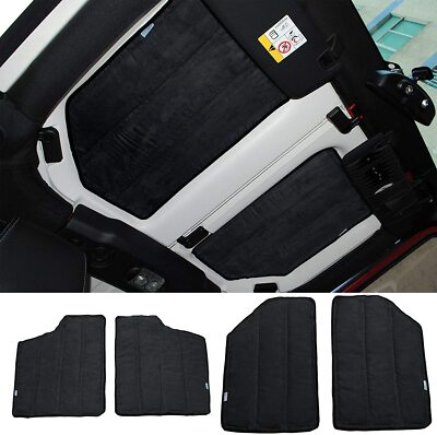 4x Dachhimmel-Hardtop-Dach-Wärmedämmset für Jeep Wrangler JK 2-Türer 2012-2017