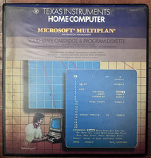 Texas Instruments TI99/4A PHM3113 Microsoft Multiplan Package no cartridge