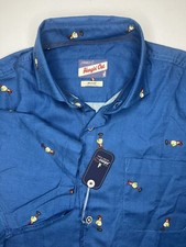 NEW NWT Johnnie-O Hangin  Out Button Up Shirt Camp Chappy Men  s M Print All Over