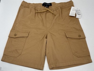 Treasure & Bond Boys Shorts XL 14/16 Drawstring NWT Tan Doe
