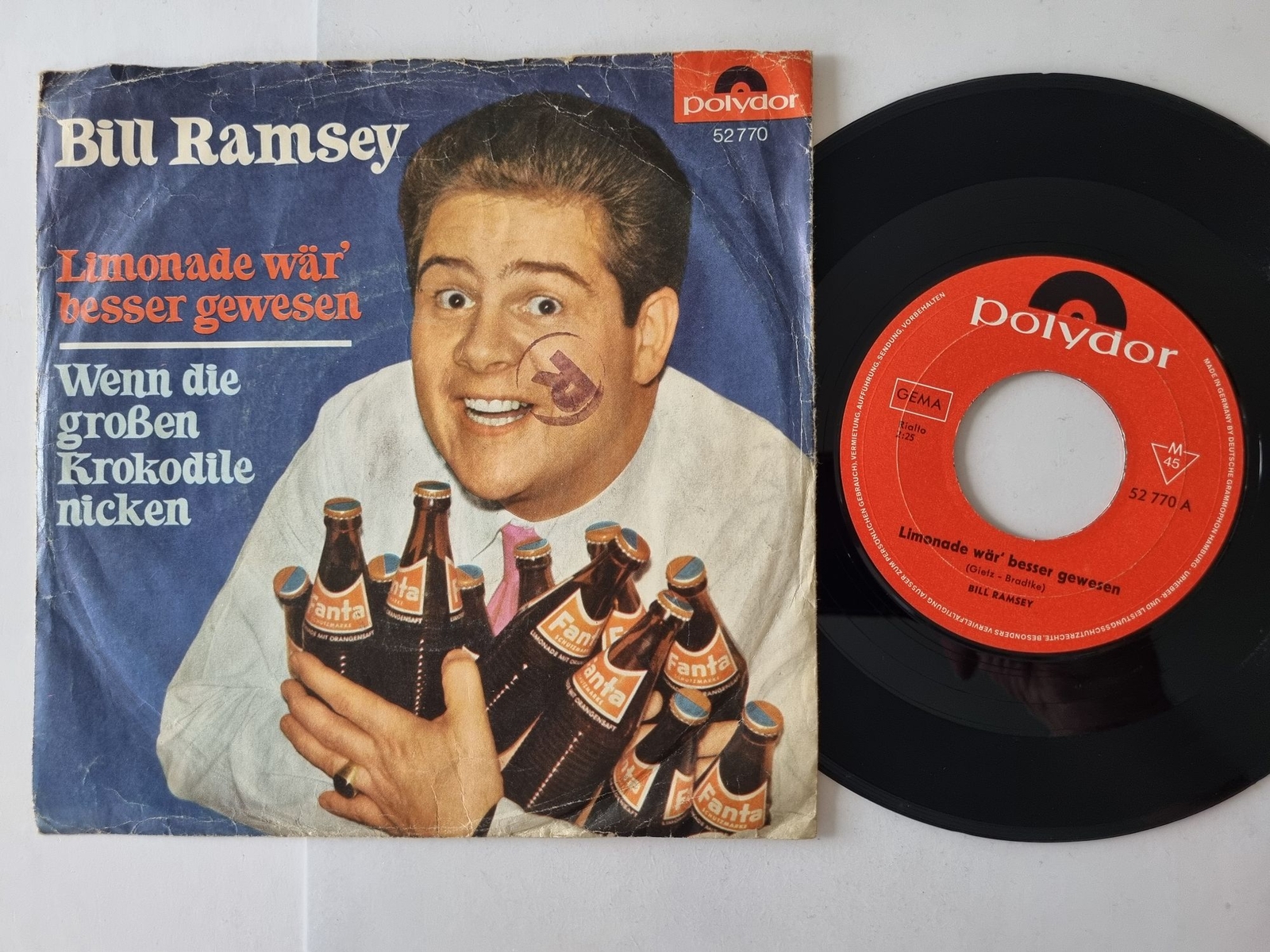 Bill Ramsey - Limonade wär' besser gewesen 7'' Vinyl Germany