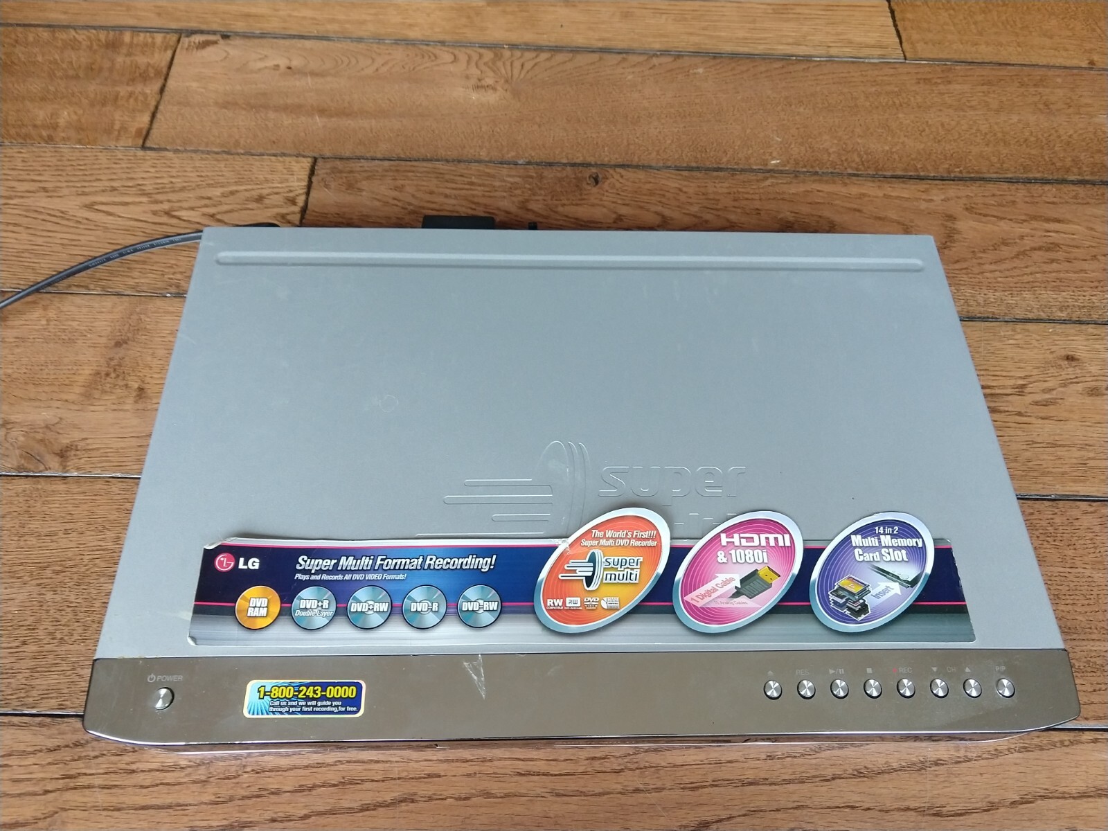 LG DR1F9H Super Multi DVD RecorderPlayer HDMI DVDRAM RW see