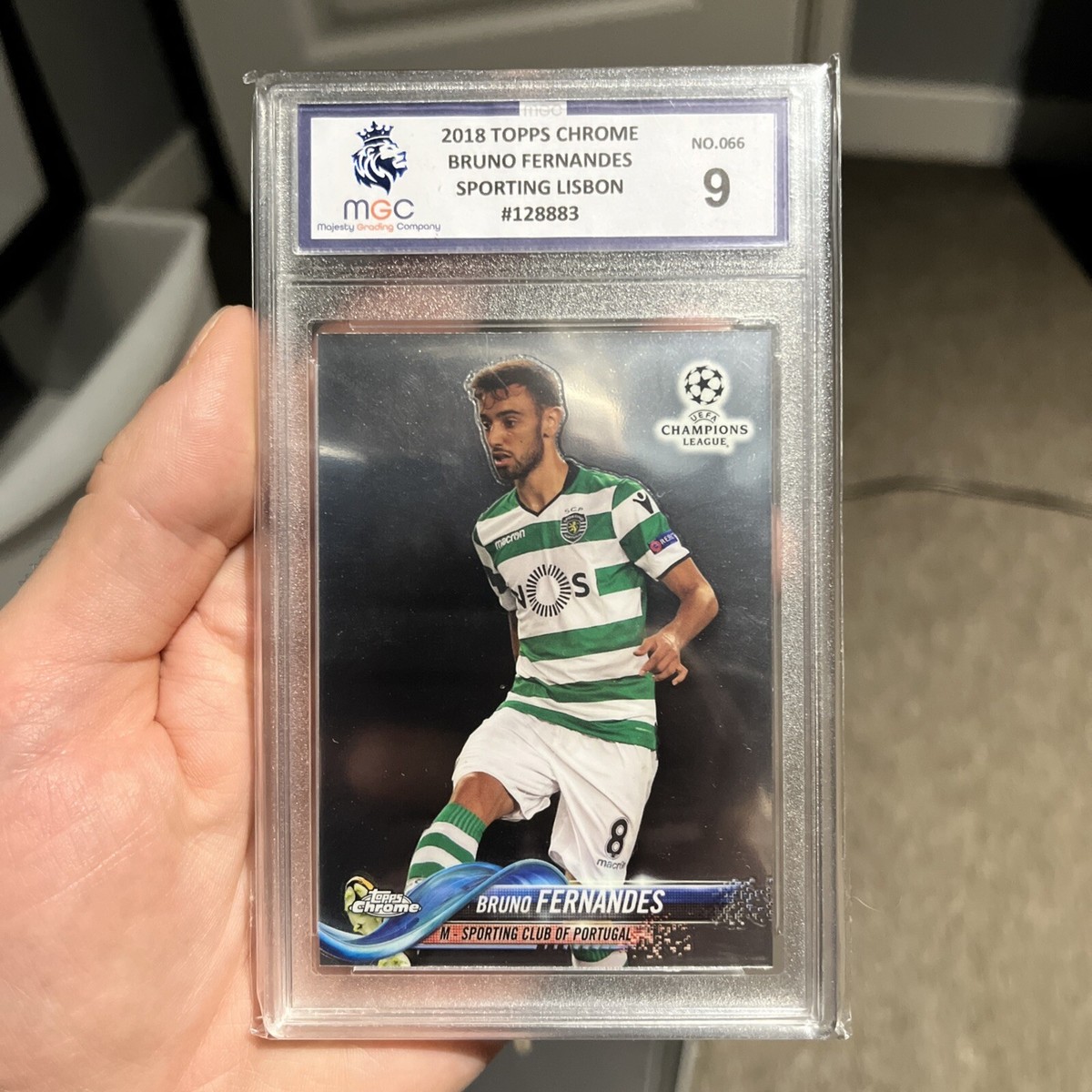 2017-18 Topps Chrome UCL Bruno Fernandes #66 MGC 9 | eBay UK