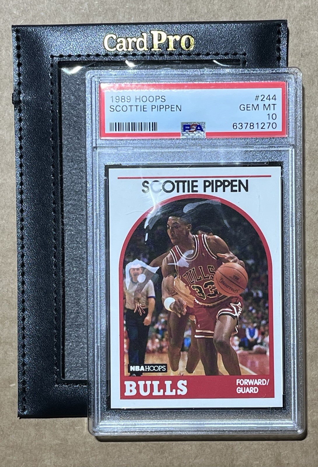 Scottie Pippen 1989 NBA Hoops Chicago Bulls #244 PSA 10 Gem Mint