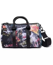 Authentic a bathing ape bape flyer pattern mini Boston bag new