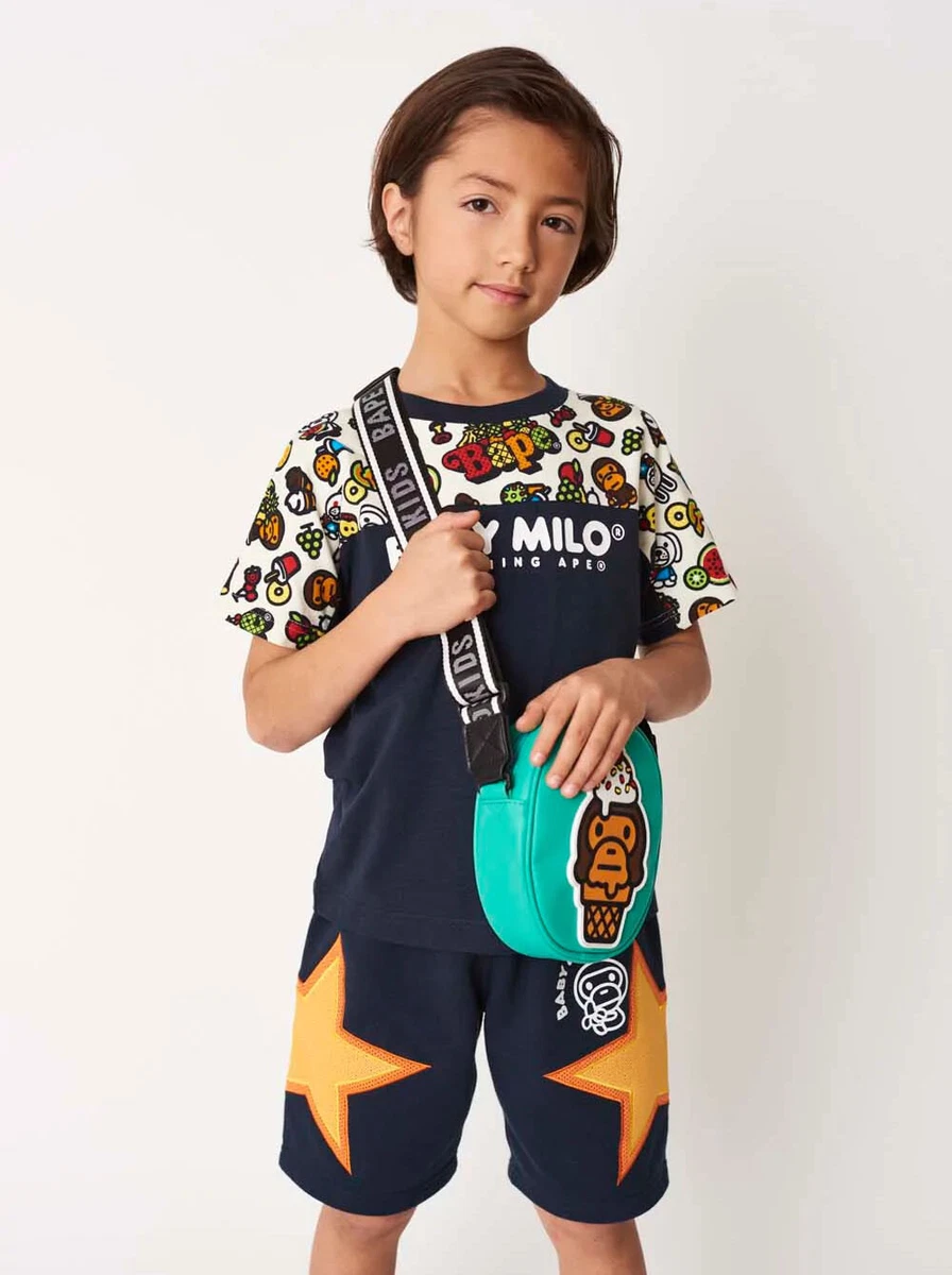 A BATHING APE BAPE KIDS Goods BABY MILO ICE CREAM SHOULDER BAG 2J30389004 New