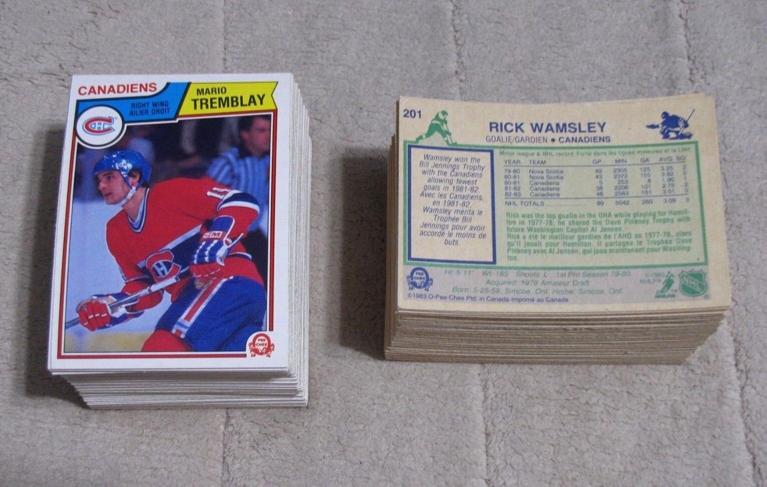 1983-84 O-Pee-Chee Hockey  (Pick Choose Complete) EX/MT
