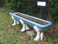 Photo 6x4 Six Legged Horse Trough Ramsey/TM2130 Old horse trough with it c2010