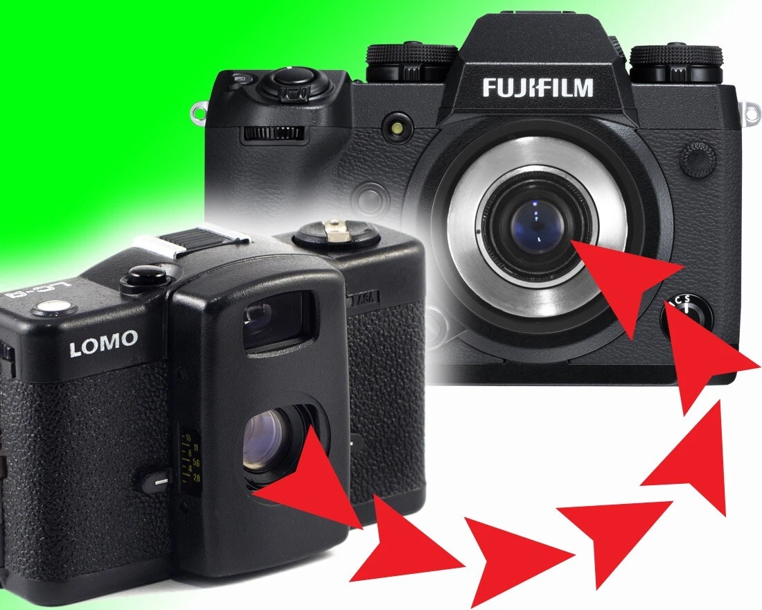MINITAR 1 F/2.8 32mm LENS LOMO LC-A CAMERA ADAPTED TO FUJIFILM X FX