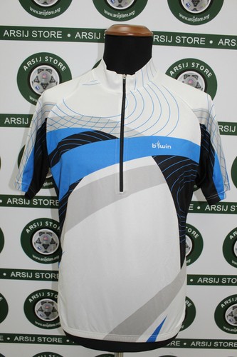 maglia ciclismo BTWIN TG M D902 bike shirt maillot trikot jersey | eBay