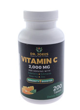 Dr. JOEL'S Immune Support Vitamin C 2000 mg - with Zinc - 200 Tabs - EXP: 12/26