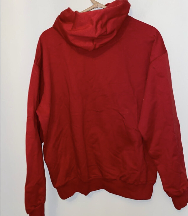 NEW Vivienne Westwood Orbit Logo Red Hoodie Mens Small Streetwear