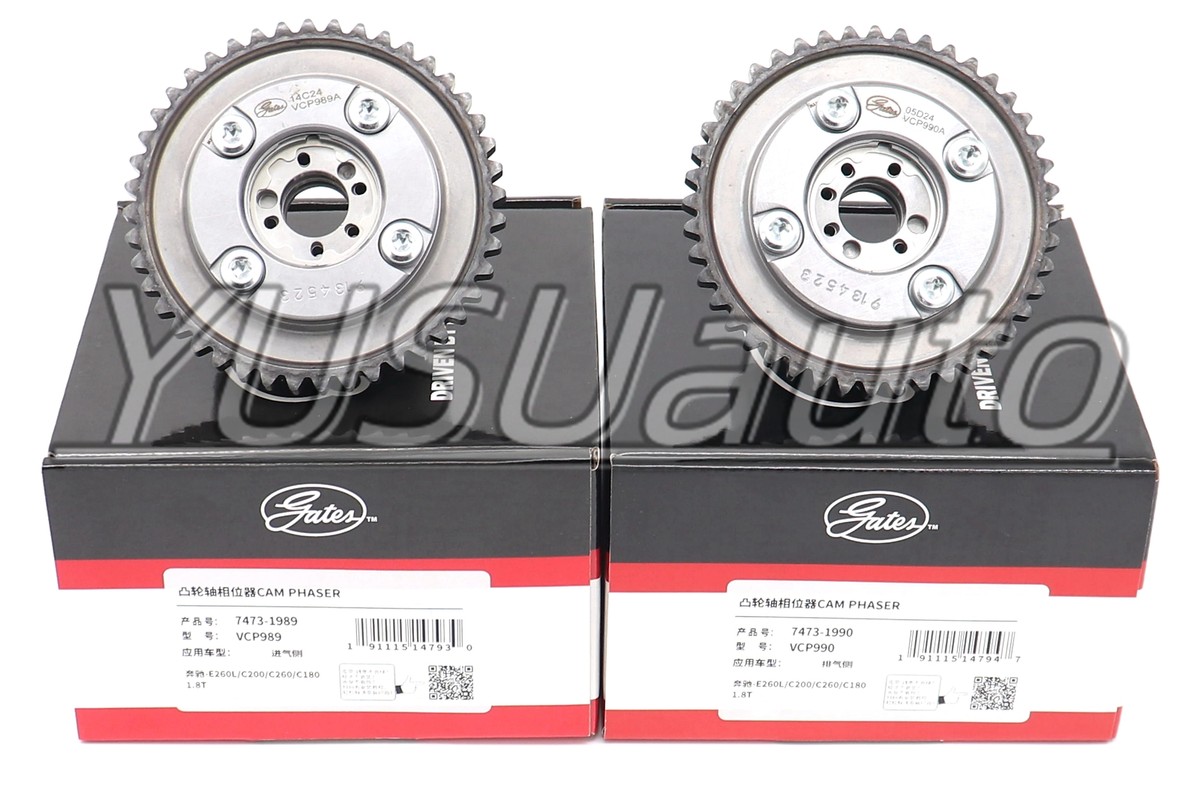 2X Gates Intake & Exhaust Camshaft Adjuster VVT For Mercedes-Benz