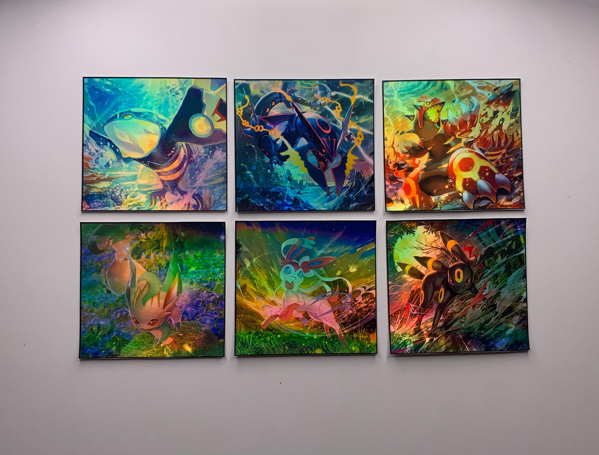 Holographic Pokemon TCG Stickers - Pick Any 6 Bundle | eBay