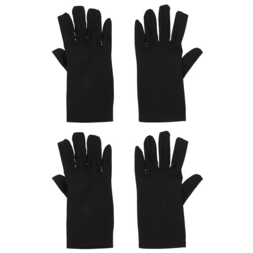  2 pares de mini guantes de ópera de satén para joyerías corte fino - Imagen 1 de 12