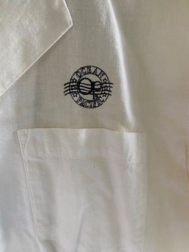Vintage Ocean Pacific OP Moroccan Lifeguard 1984 Button Up Shirt Fits Small S - Picture 6 of 10