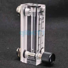 All Ranges 1/4" BSP Female PMMA Gas Flowmeter Air Flow Meter Square Rotameter