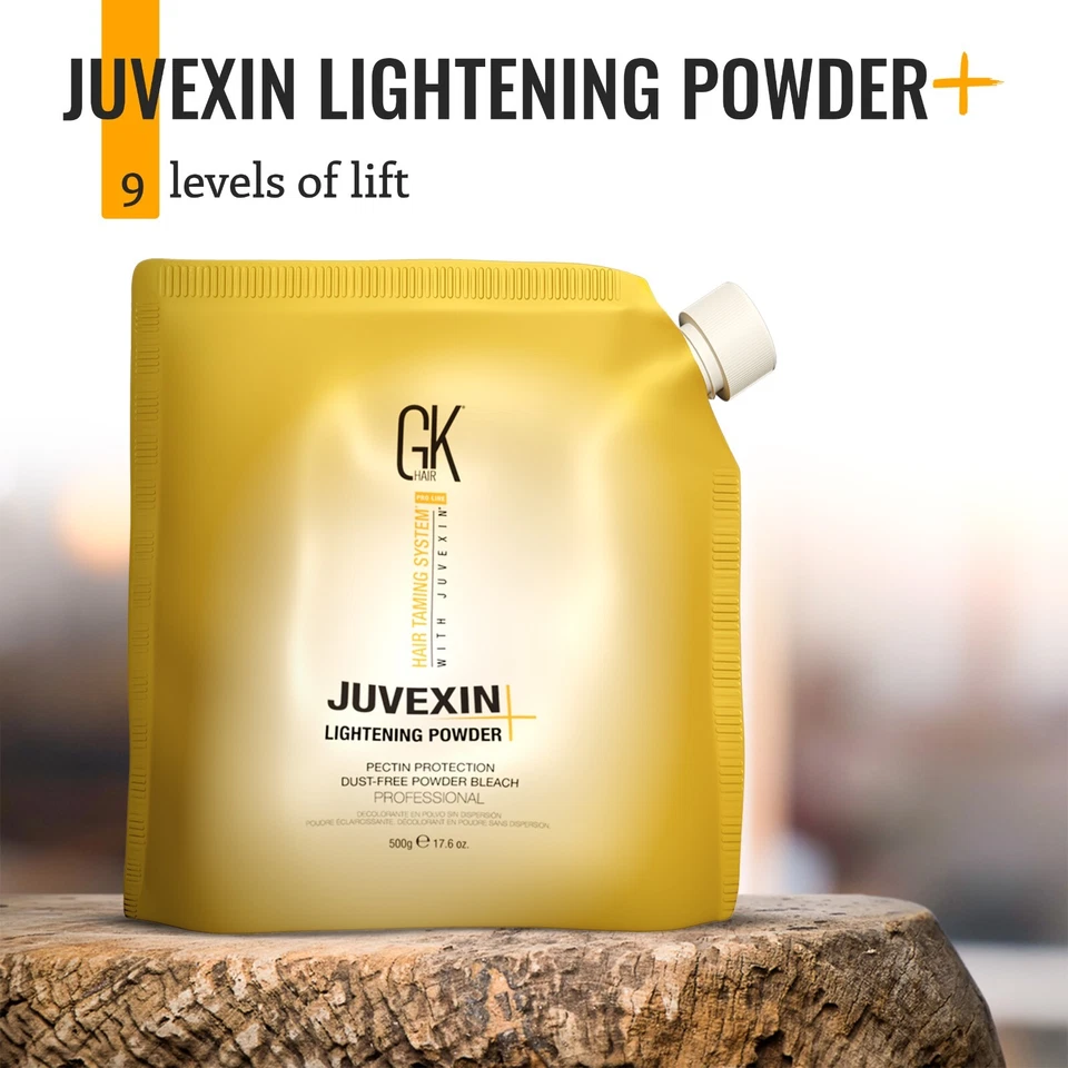 Polvo aclarador GK HAIR 500 g proporciona hasta 9 niveles de elevación Foto 3 de 4