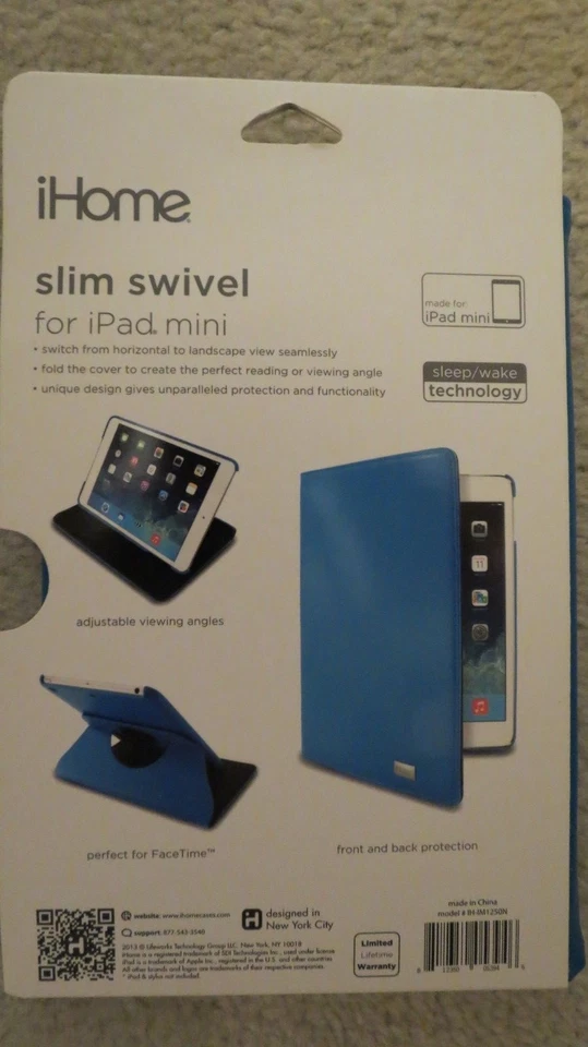 iHome delgado giratorio para iPad Mini Foto 3 de 4