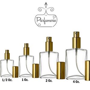 PERFUME SPRAY ATOMIZER GLASS REFILLABLE 