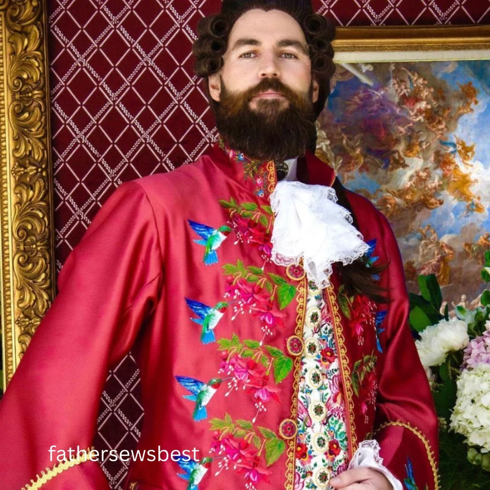 Men's Coat & Breeches Mr Teazle Costume - Chest 38" (96.5 cm) - Image 3 of 4