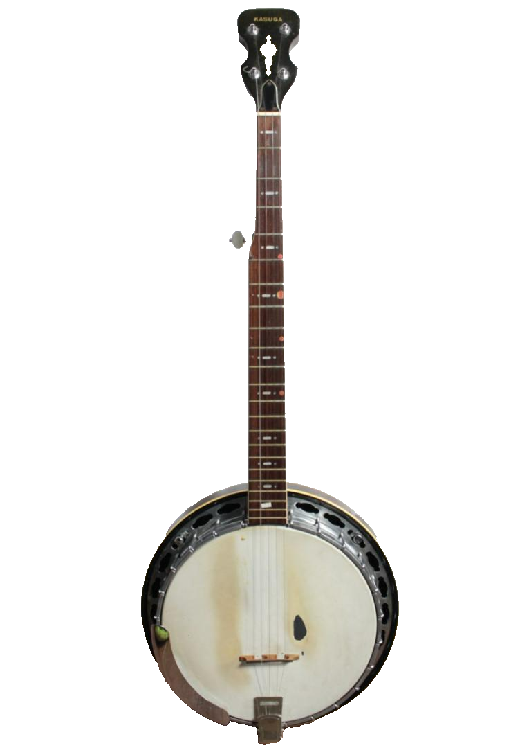 Vintage KASUGA  5-string banjo With soft Case string instrument Japan
