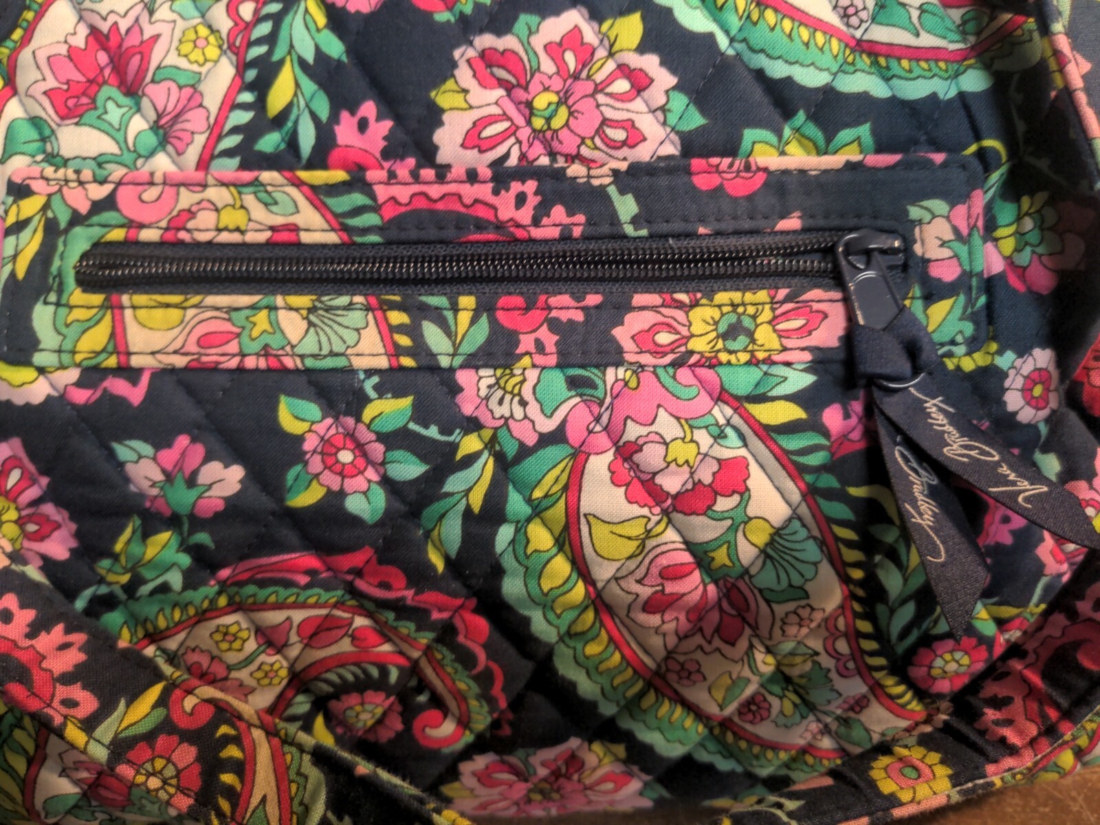 VERA BRADLEY Glenna Petal Paisley Tote Bag Purse … - image 3