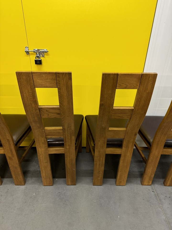 Oak Furniture Land extending Hercules Dining Table & 8 Chairs Delivery