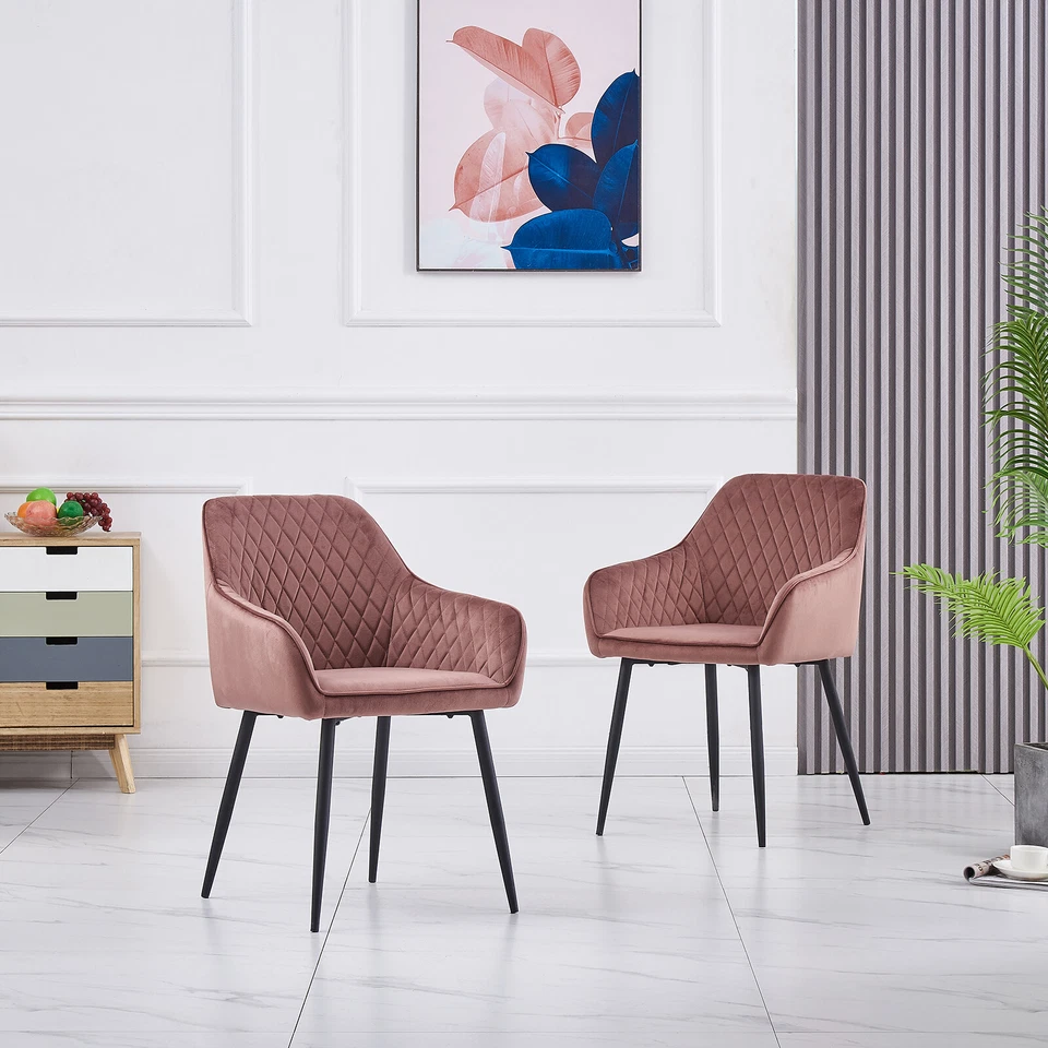 AINPECCA Esszimmerstühle 2/4/6er set Küchenstuhl Wohnzimmerstuhl Sessel - Bild 2 von 4