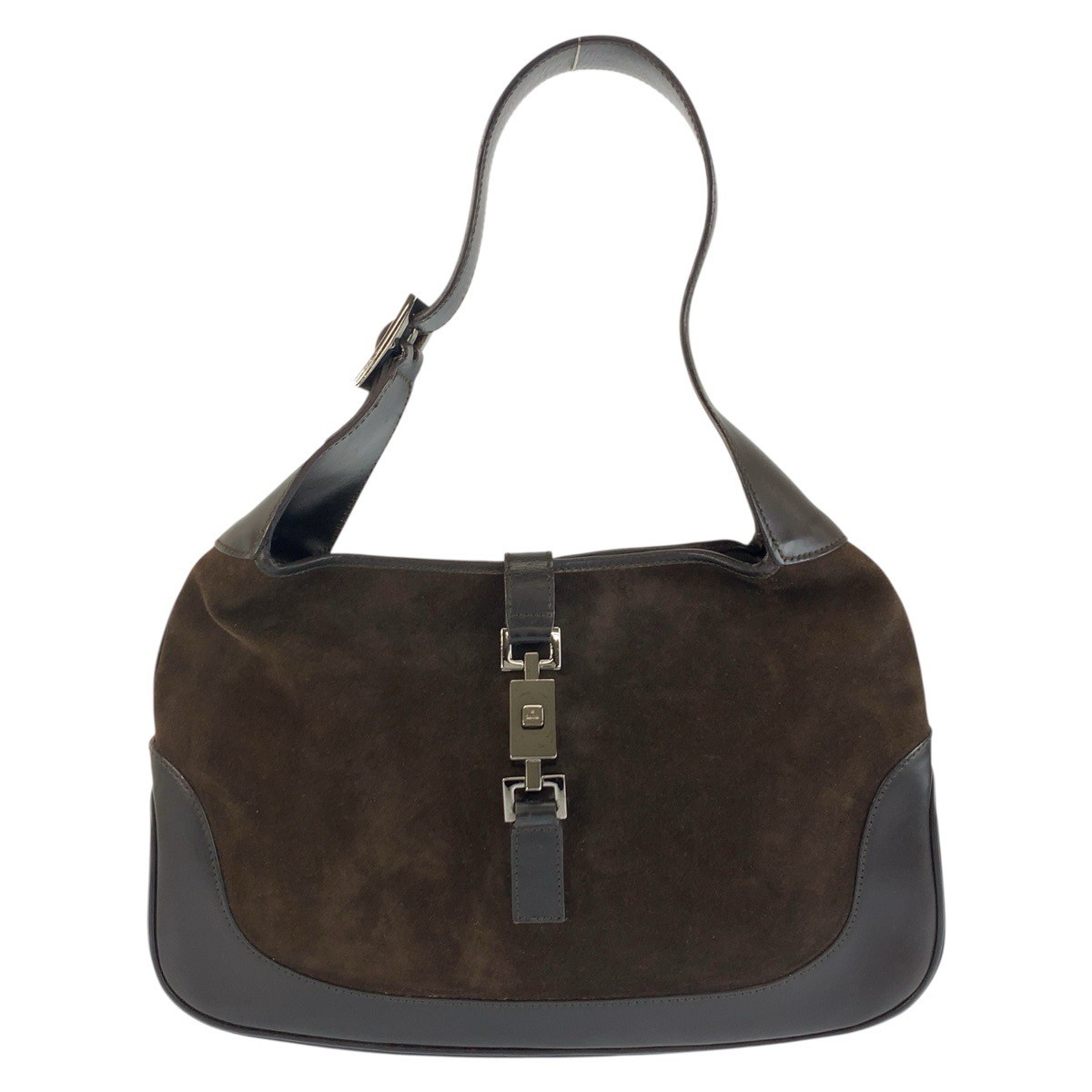 Gucci Jackie 001 3306 Hobo borsa a tracolla borse a mano marrone scamosciato/pelle GG