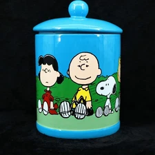Silver Buffalo Charlie Brown and Peanuts Gang Cookie Jar