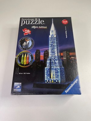 Chrysler Building bei Nacht.Night Edition 3-D Puzzle 216 Teile (2016, Game)