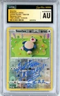 CGC Authentic Signed Ted Lewis Snorlax 109/159 Crown Zenith Reverse Holo (2023)