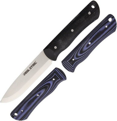Real Steel Bushcraft Set Knife 4 D2 Tool Steel Blade G10 Handle Scales - 3715