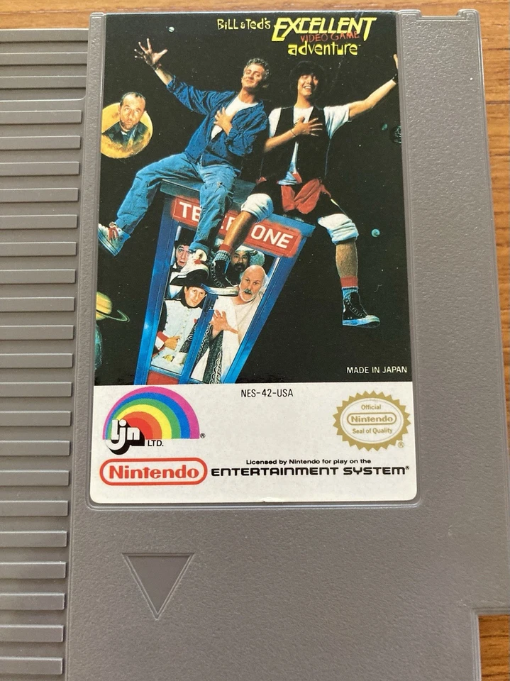 NES ~ BILL & TED'S EXCELLENT ADVENTURE ~ Nintendo NES-R4-USA Cart Only NTSC - Image 2 of 4