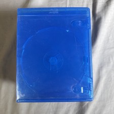 Set of 10 Empty, Blue, Blu-ray Cases. In Good condition. Replacement Cases