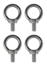 4 Pieces Stainless Steel 316 5/16 Lifting Eye Bolt 5/16 UNC Marine Grade