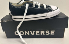 Converse All Star Street Toddler Shoes Black White Size 9T Unisex Kids Sneakers