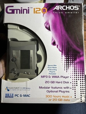 20GB ARCHOS Gmini 120 MP3 PLAYER Tested Working Condition