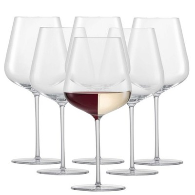 Zwiesel Glas Vervino Allround Glass (Set of 6), Wine Glasses for Red, White a...