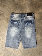 Southpole Boys Blue Jeans Shorts Vintage Y2K Skater