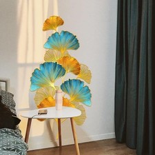 Ginkgo Leaf Wall Decals Modern Flower Leaves Wall Stickers for Living Room