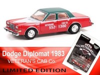 Dodge Diplomat Veteran's Cab Co. 1983 Greenlight 1:64 Limited Edition Neu