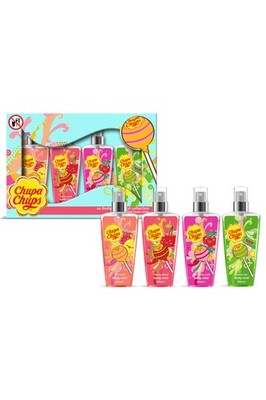 Chupa Chups So Fruity Mist 4 x 100ml Cherry Melon Tutti Frutti Strawberry Damen