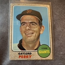 1968 Topps Gaylord Perry #85 San Francisco Giants Baseball Card