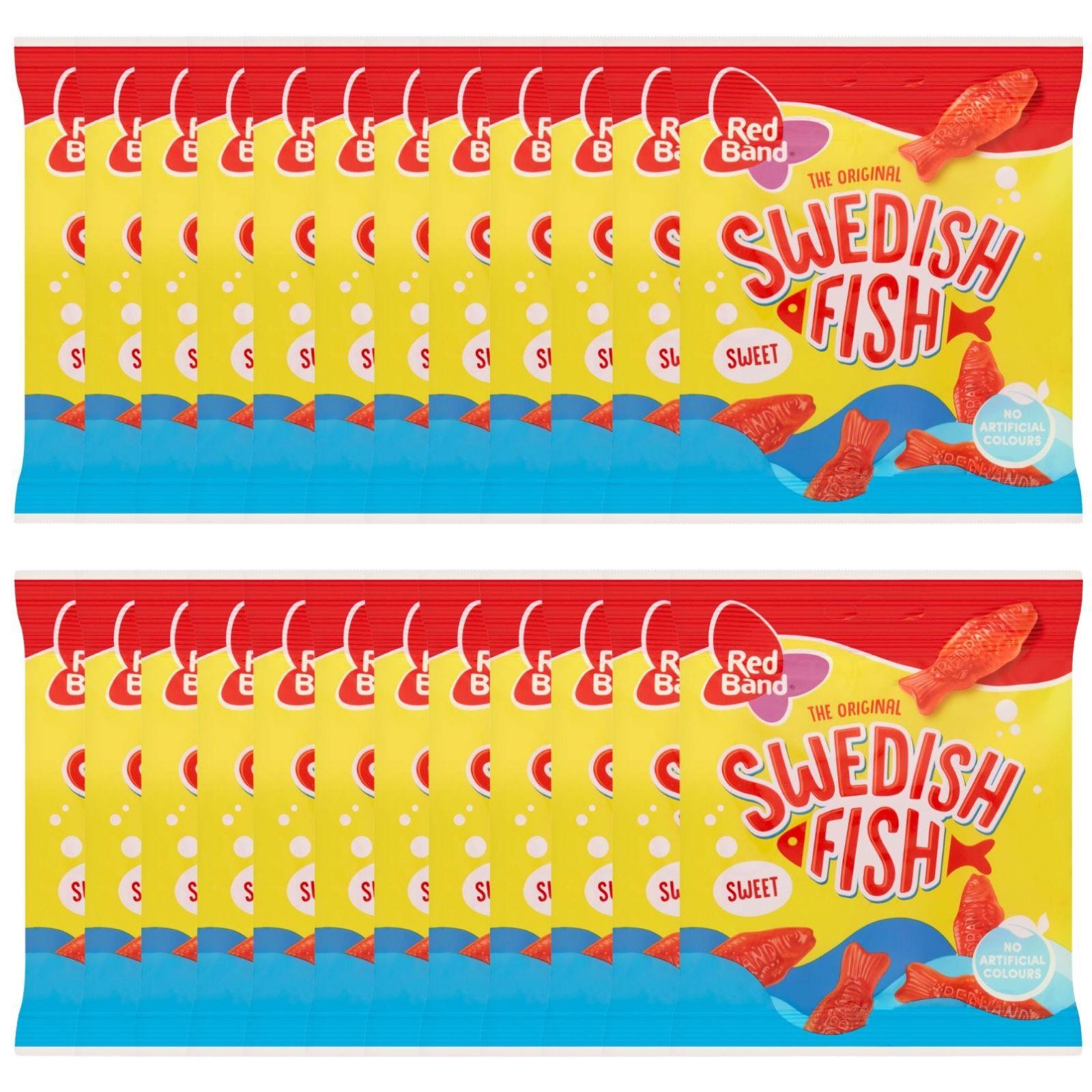 24x Red Band Swedish Fish, 100g